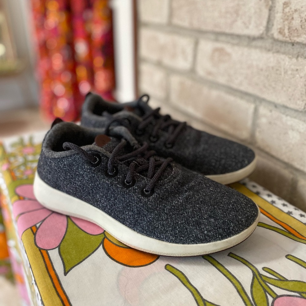 Allbirds Wool Runner Mizzle Sneakers Dark Gray - 9